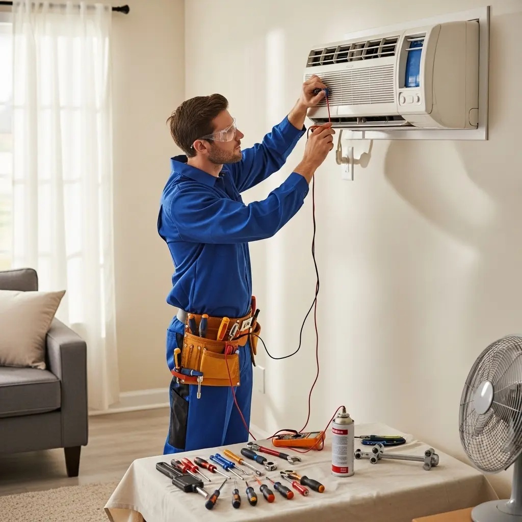 Gaziosmanpaşa Midea Midea klima gaz dolumu ve bakım – Enerji verimliliği artırıldı. - Teknik servis örneği
